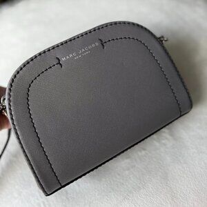 Marc Jacobs Playback Leather Crossbody (Shadey Grey)